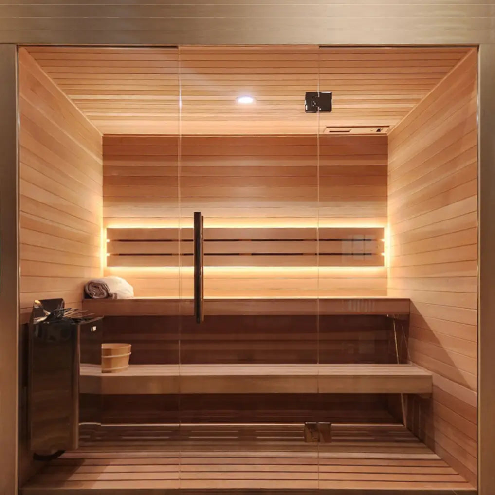 Carbon Smart™ Sauna Room Kit – 4' x 6' x 8' | Finnish Sauna Builders