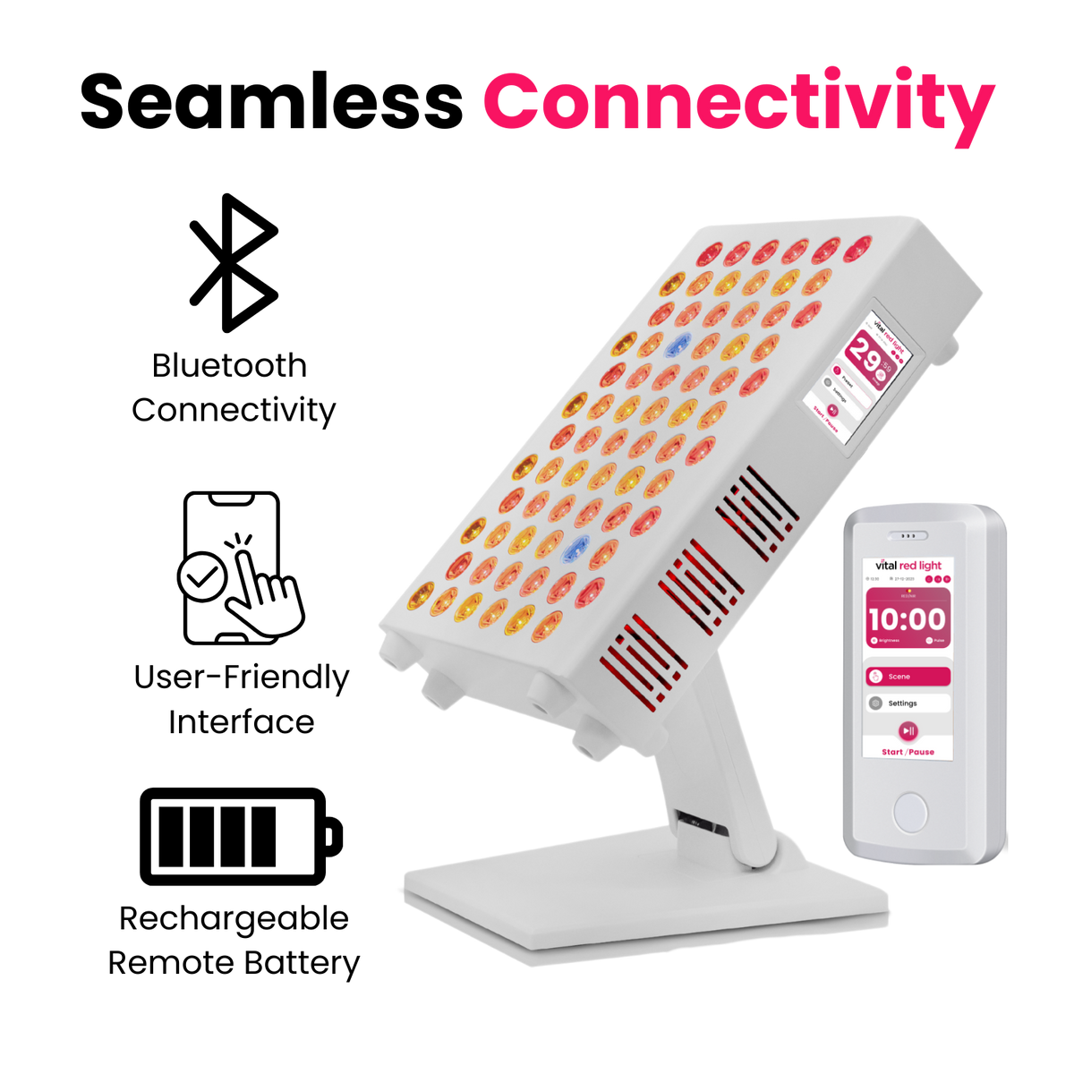 Vital Pro 2.0 Advanced Targeted Red Light Therapy Panel